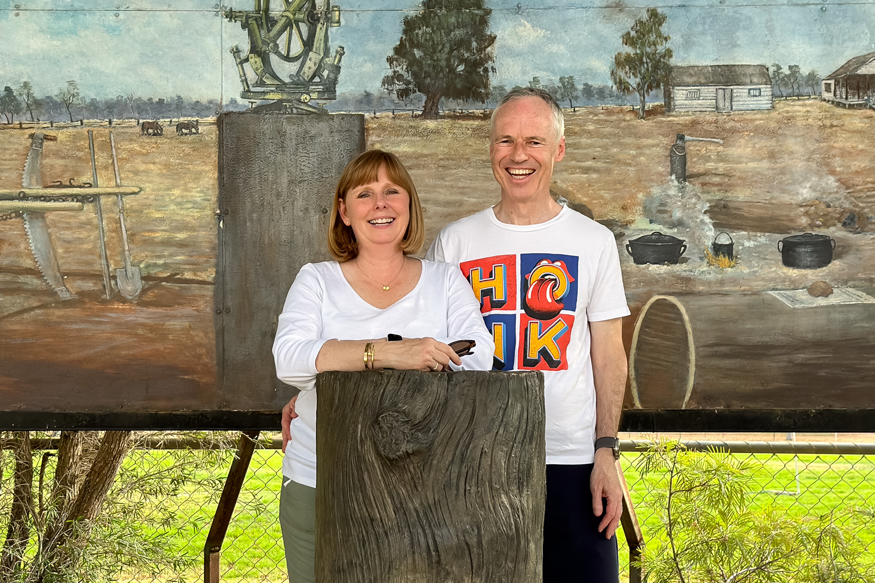 Andrea and Keith at The Black Stump.