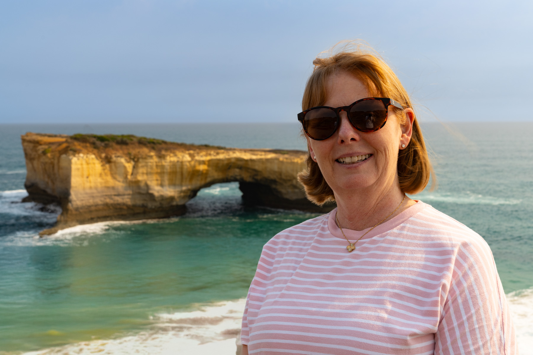 Andrea at London Bridge.
