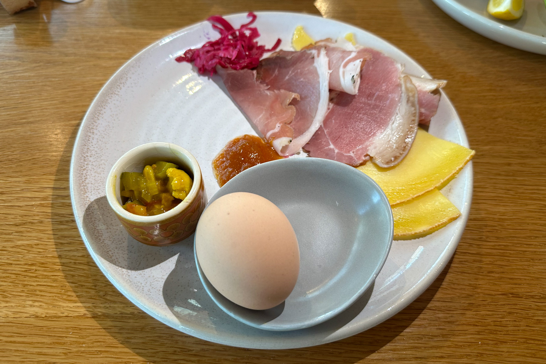 Breakfast at The Drift House.