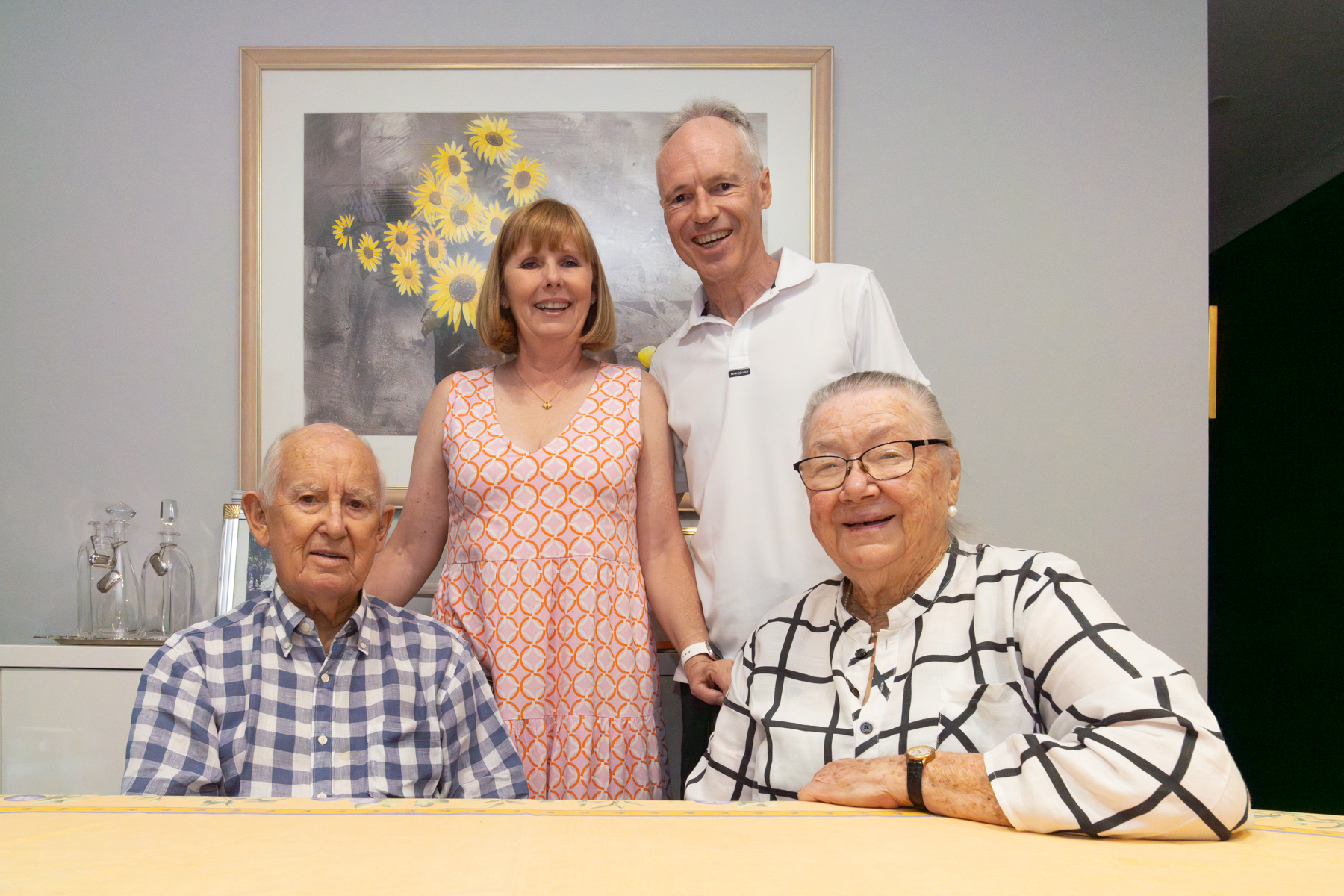 Andrea and Keith with John and Miffy.