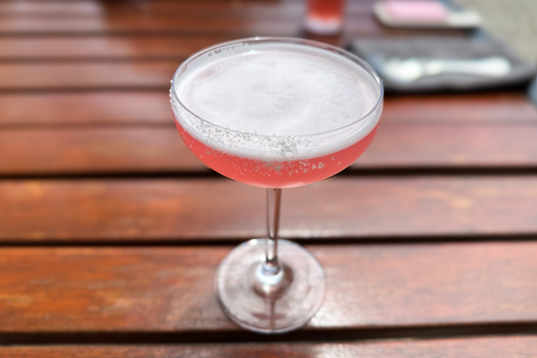 Rhubarb margarita.