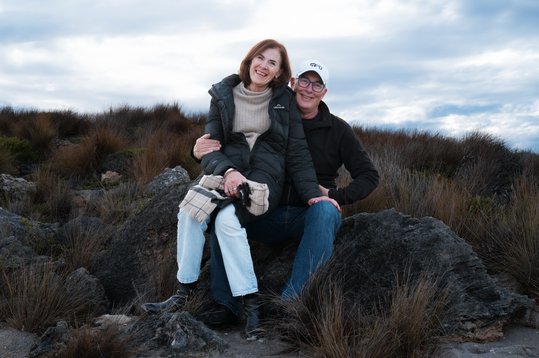 Joy and Peter at on Hanson Bay.