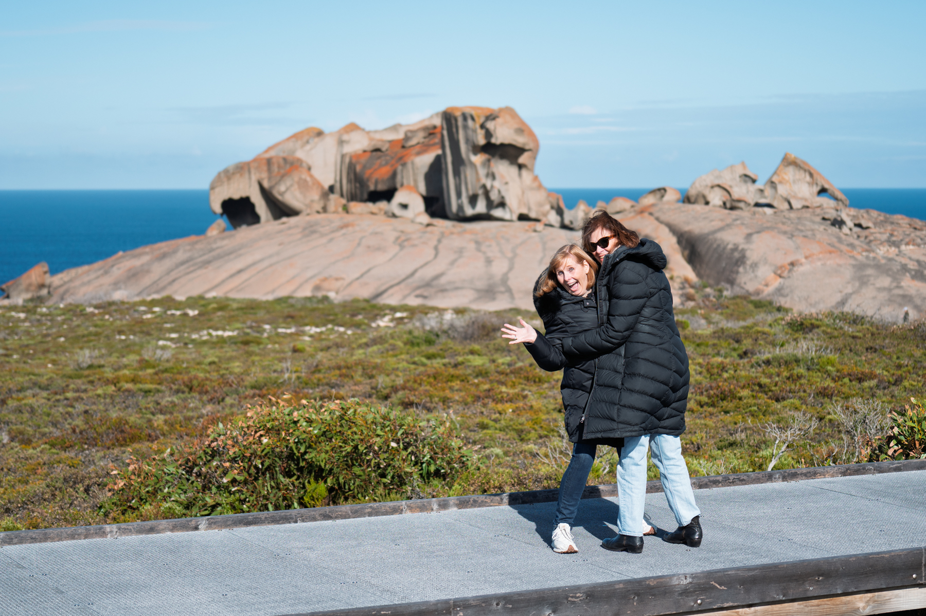 Andrea and Joy at The Remarkables.