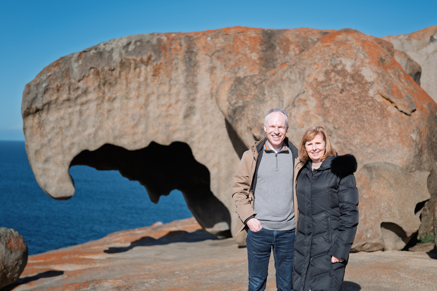 Keith and Andrea at The Remarkables.