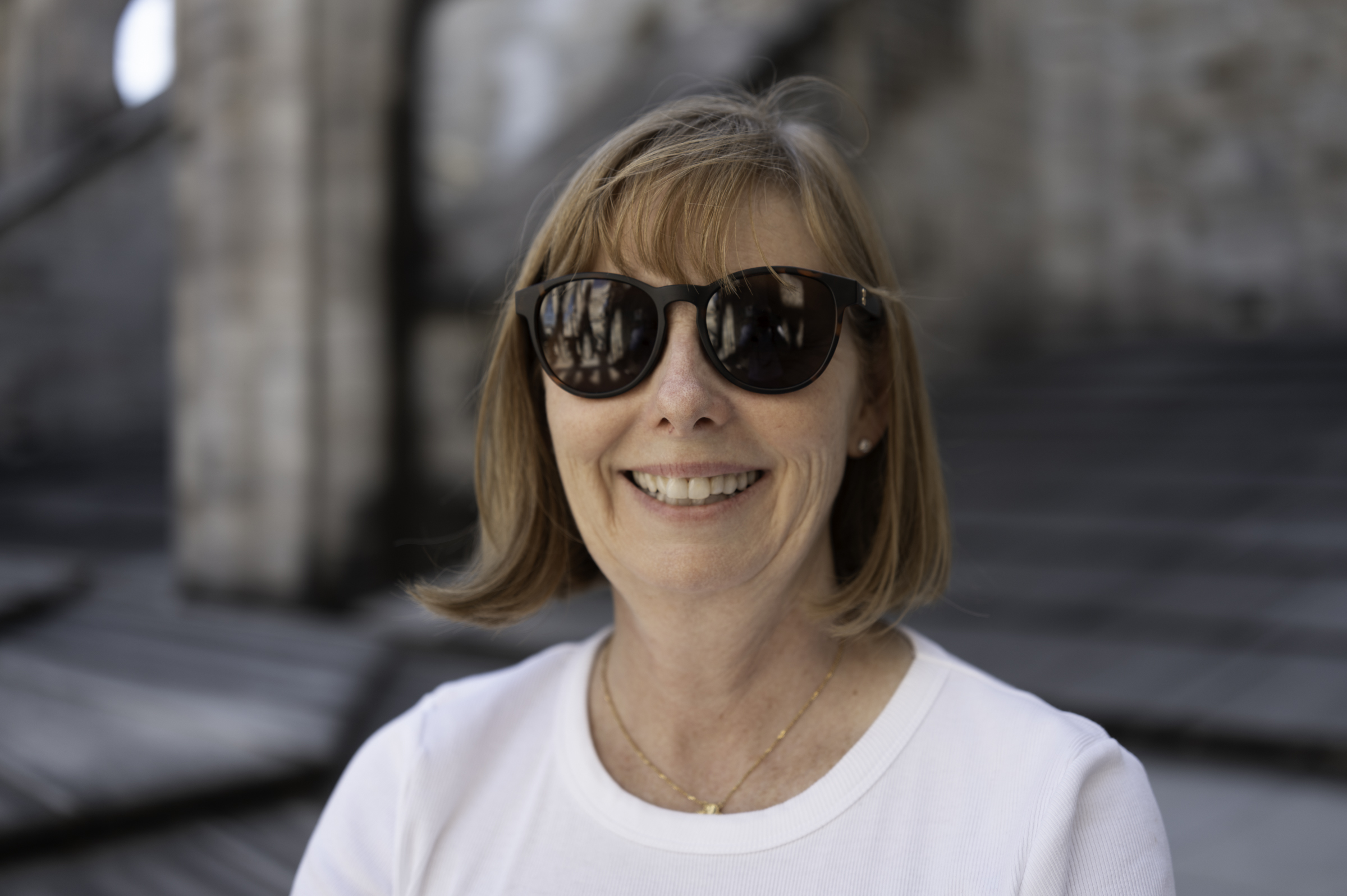 Andrea, on the terrace of the Duomo di Milano.
