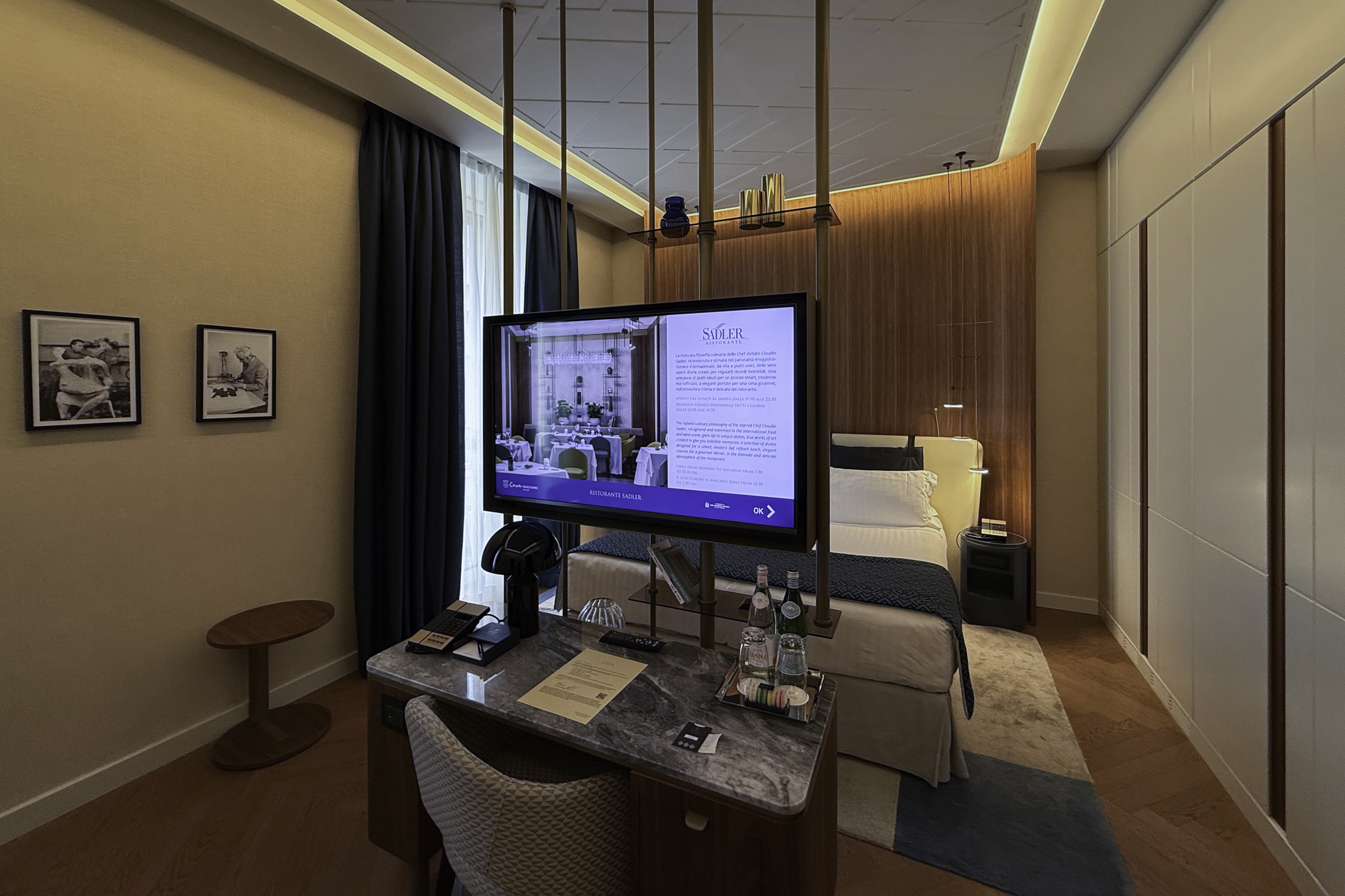 Our room at Casa Baglioni.