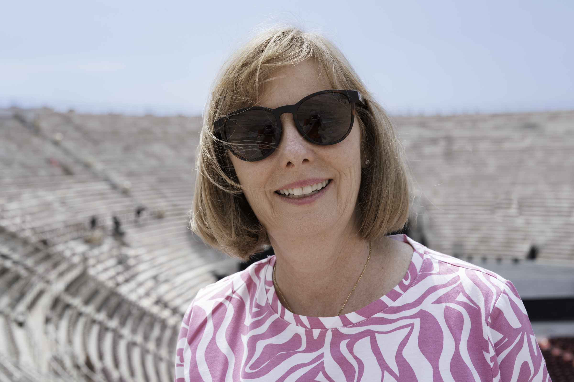 Andrea, at the Verona Arena.