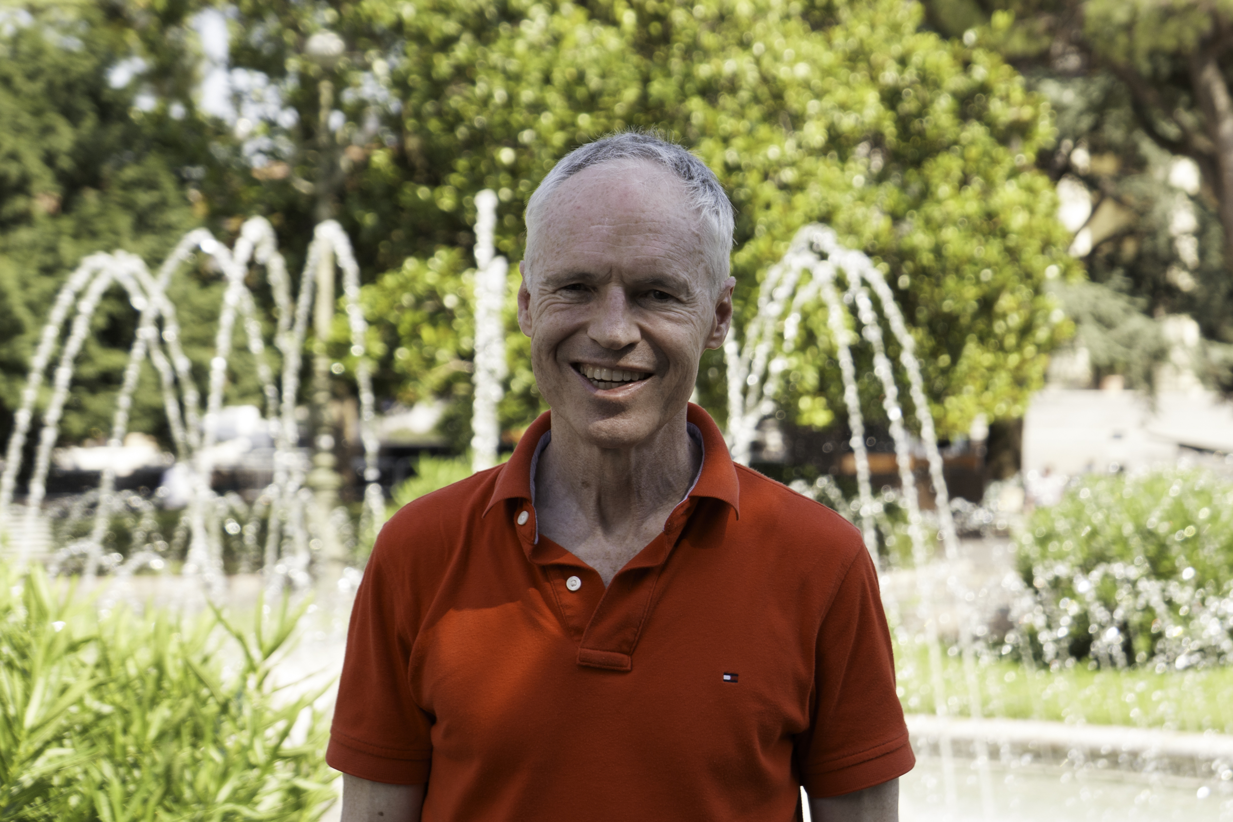 Keith, at Piazza Bra.