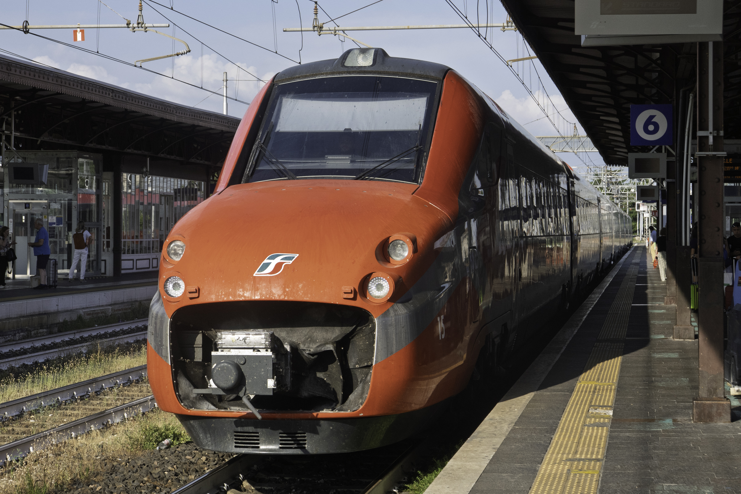 High-speed train at Verona station.