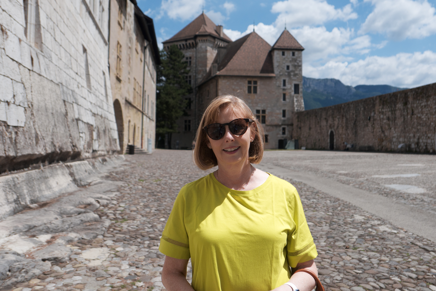 Andrea, at Annecy Castle.