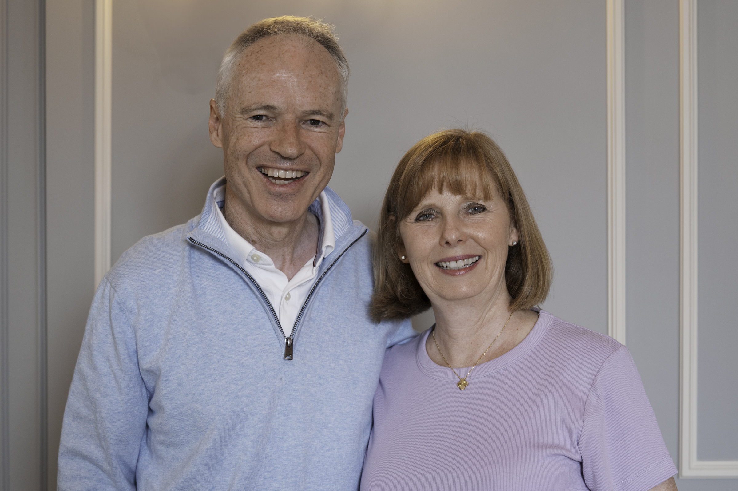 Keith and Andrea, ready to take on another big day!