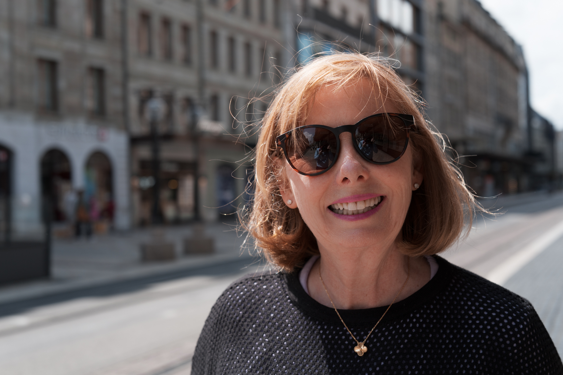 Andrea, on Place du Molard.