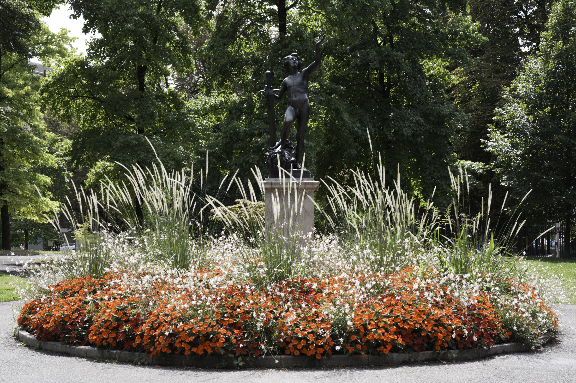 David remerciant Dieu d’avoir frappé Goliath (David Thanks God for Having Struck Goliath).