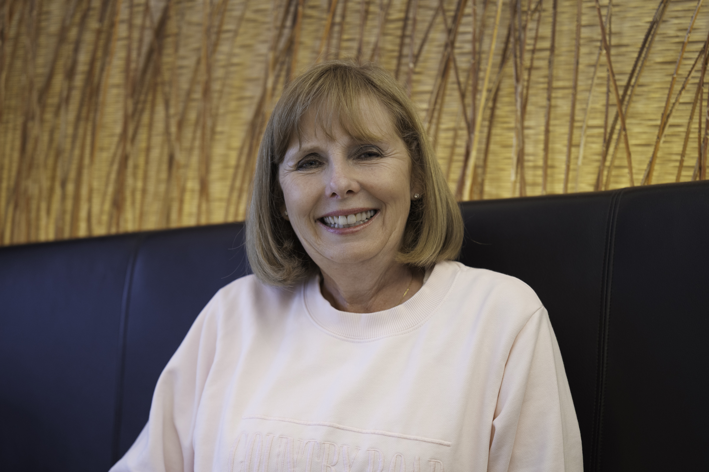 Andrea at breakfast.