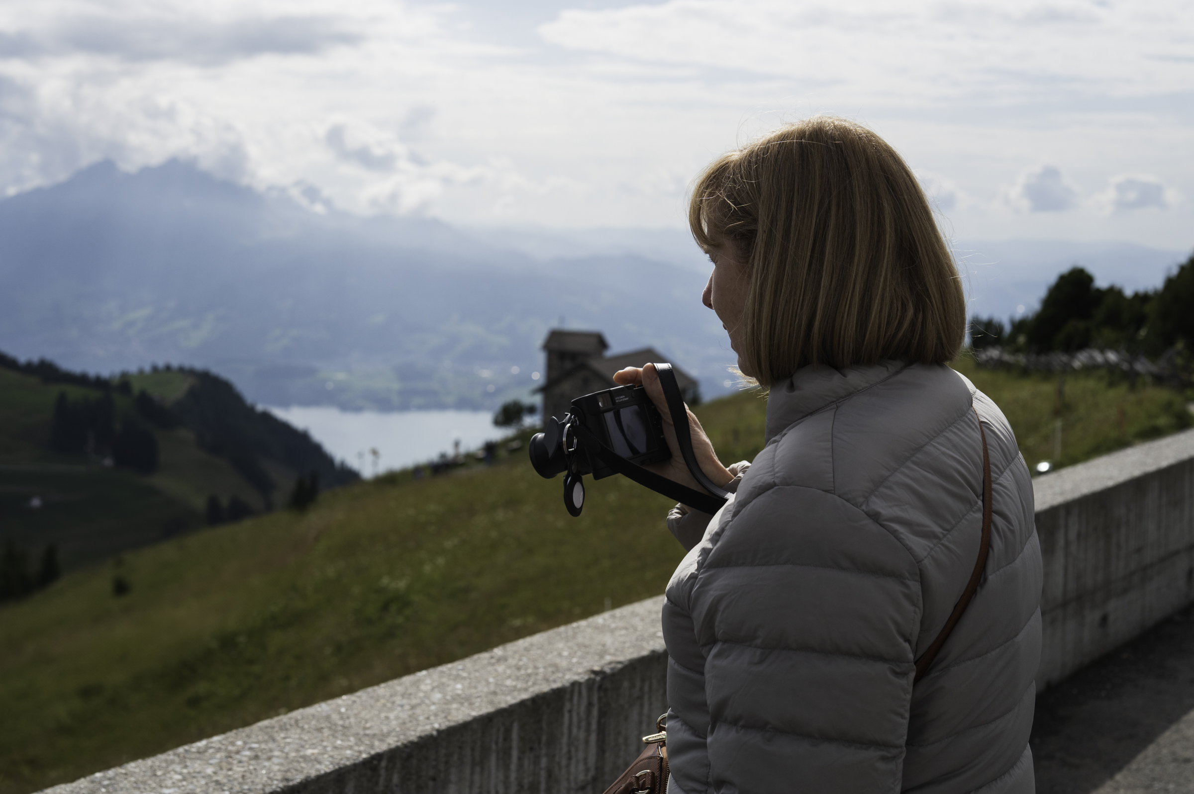 Andrea, on Mount Rigi.