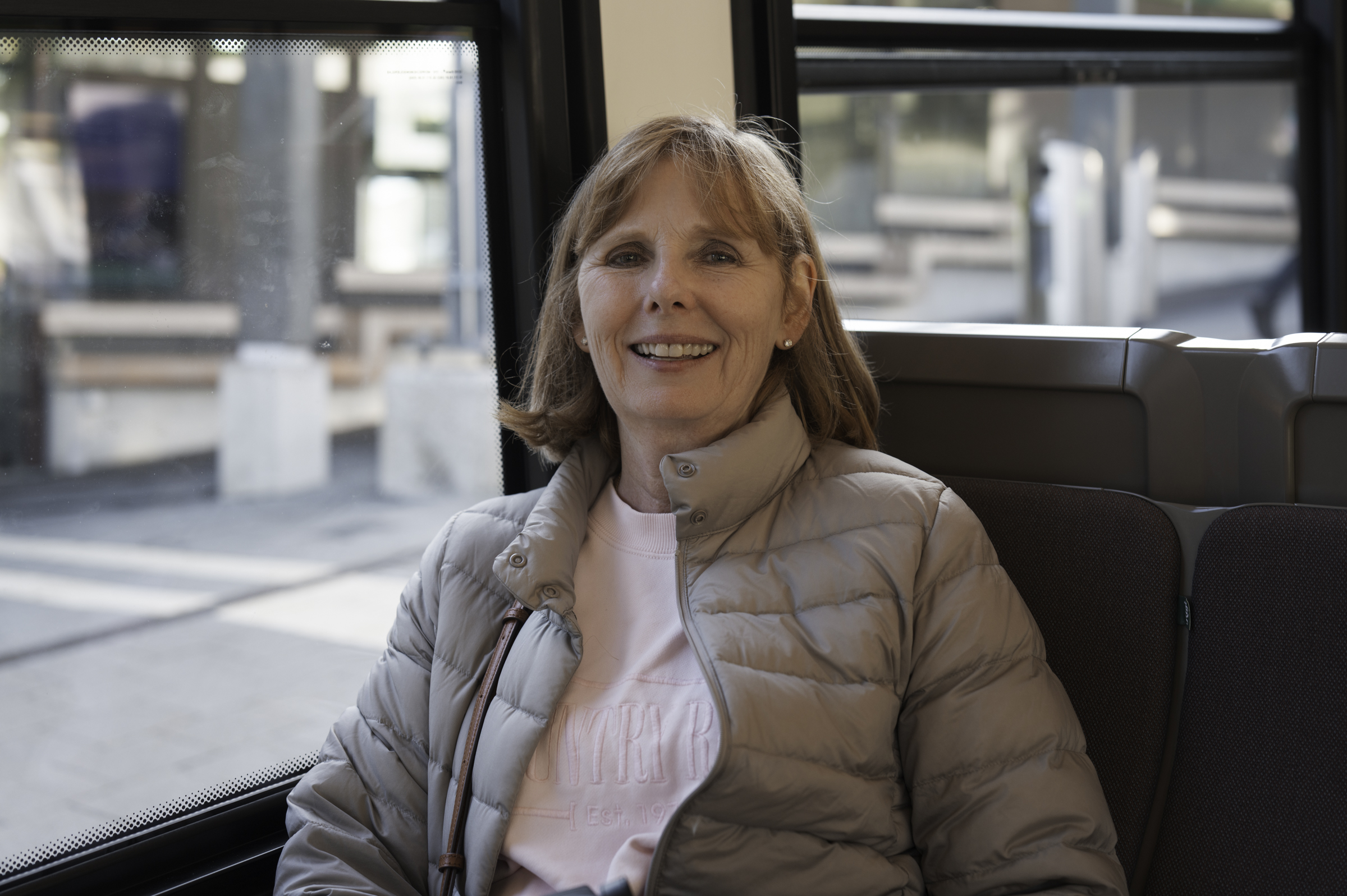 Andrea, back on the train.