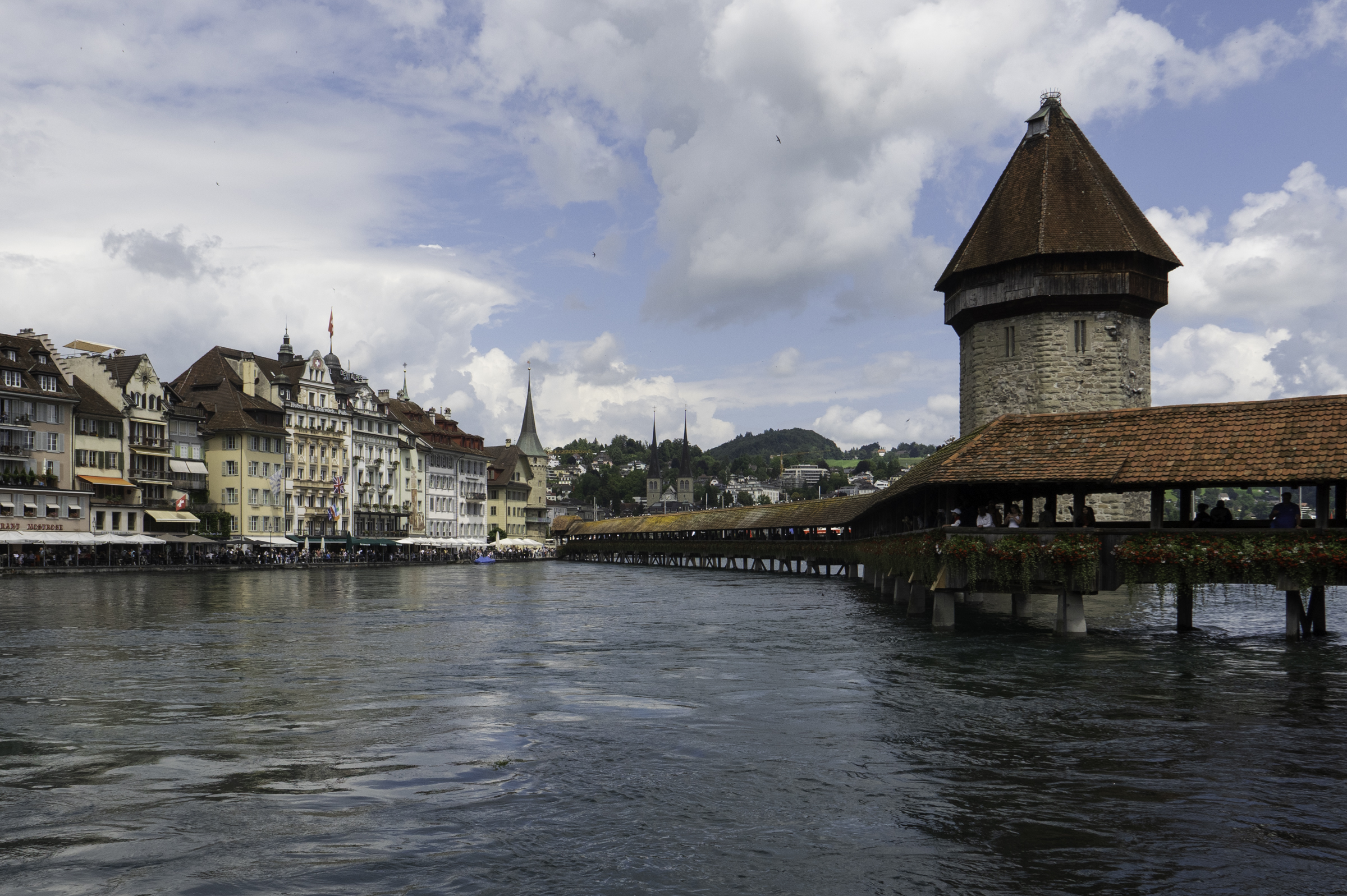 Old Town and Chapel Bridge.