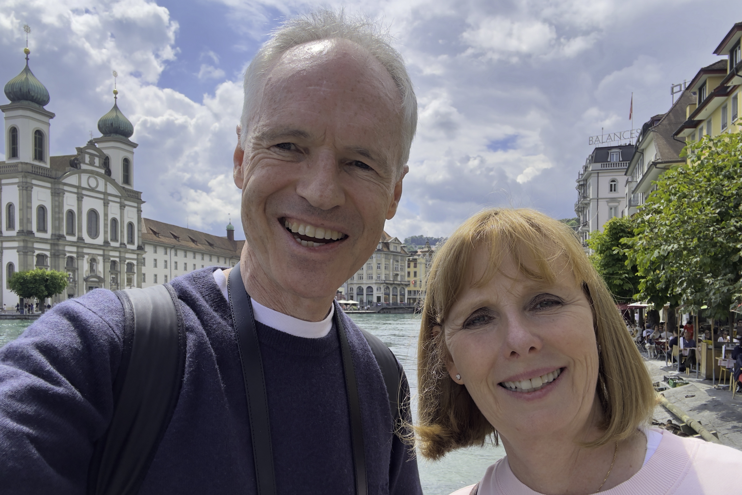 Keith and Andrea, on the Seebrücke.