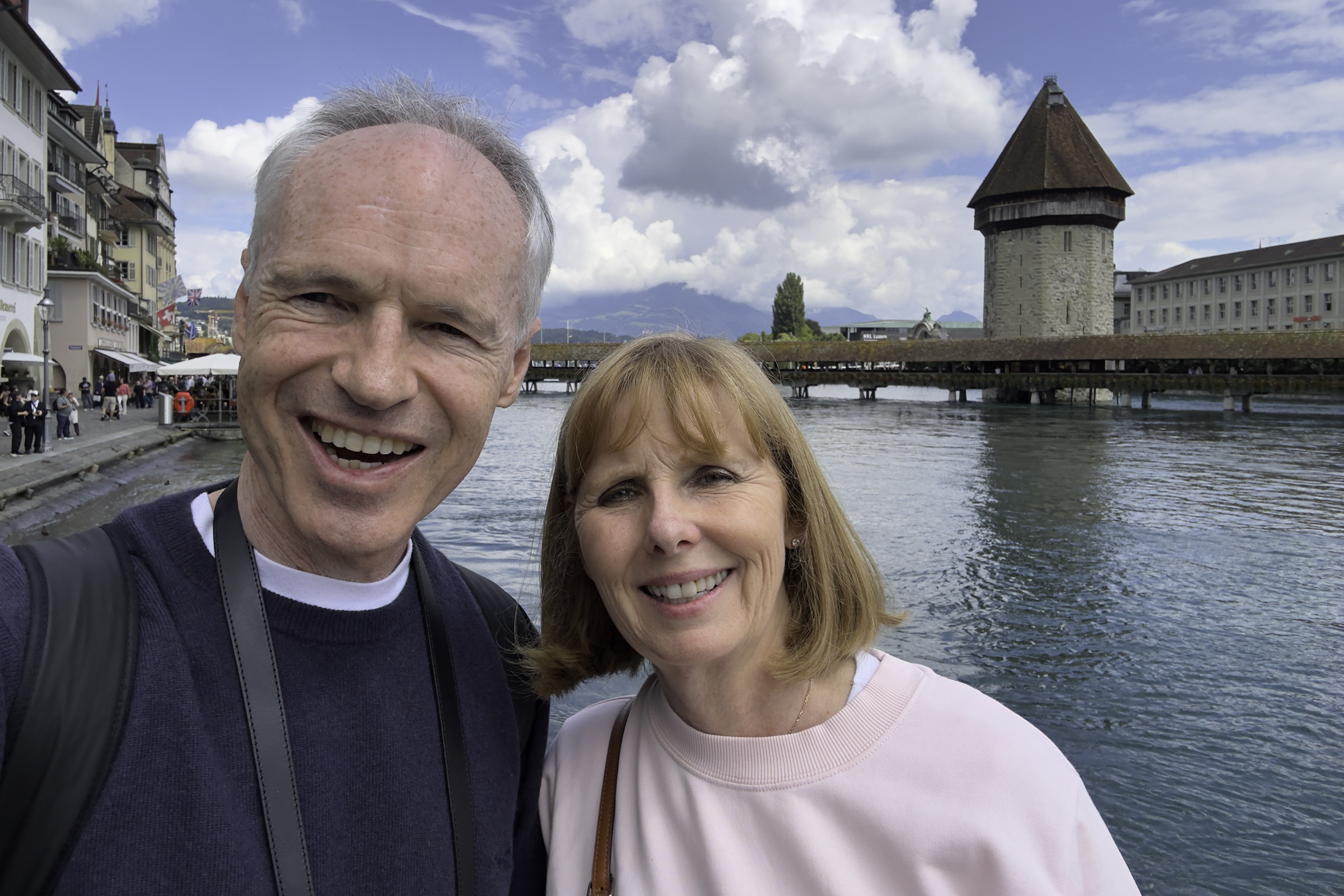 Keith and Andrea, on the Seebrücke.