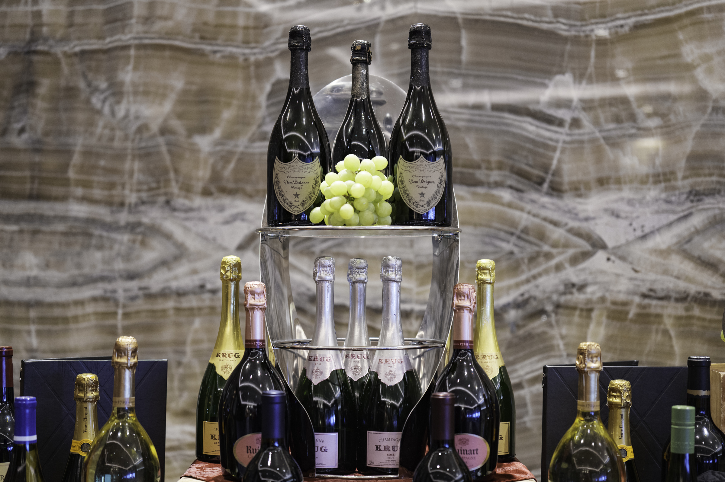 Champagne selection.