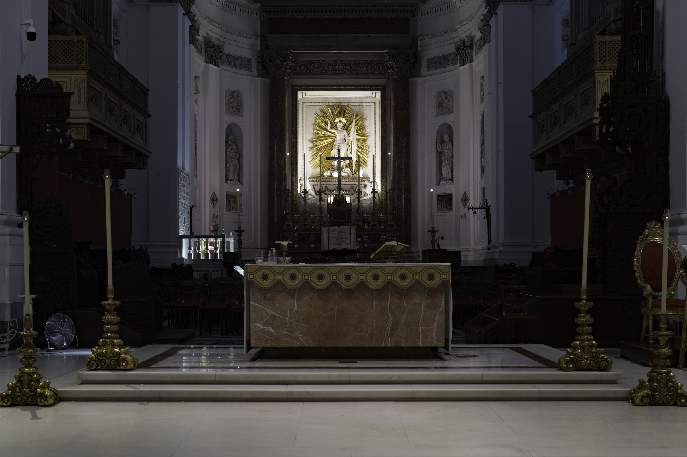 Inside Cattedrale di Palermo.