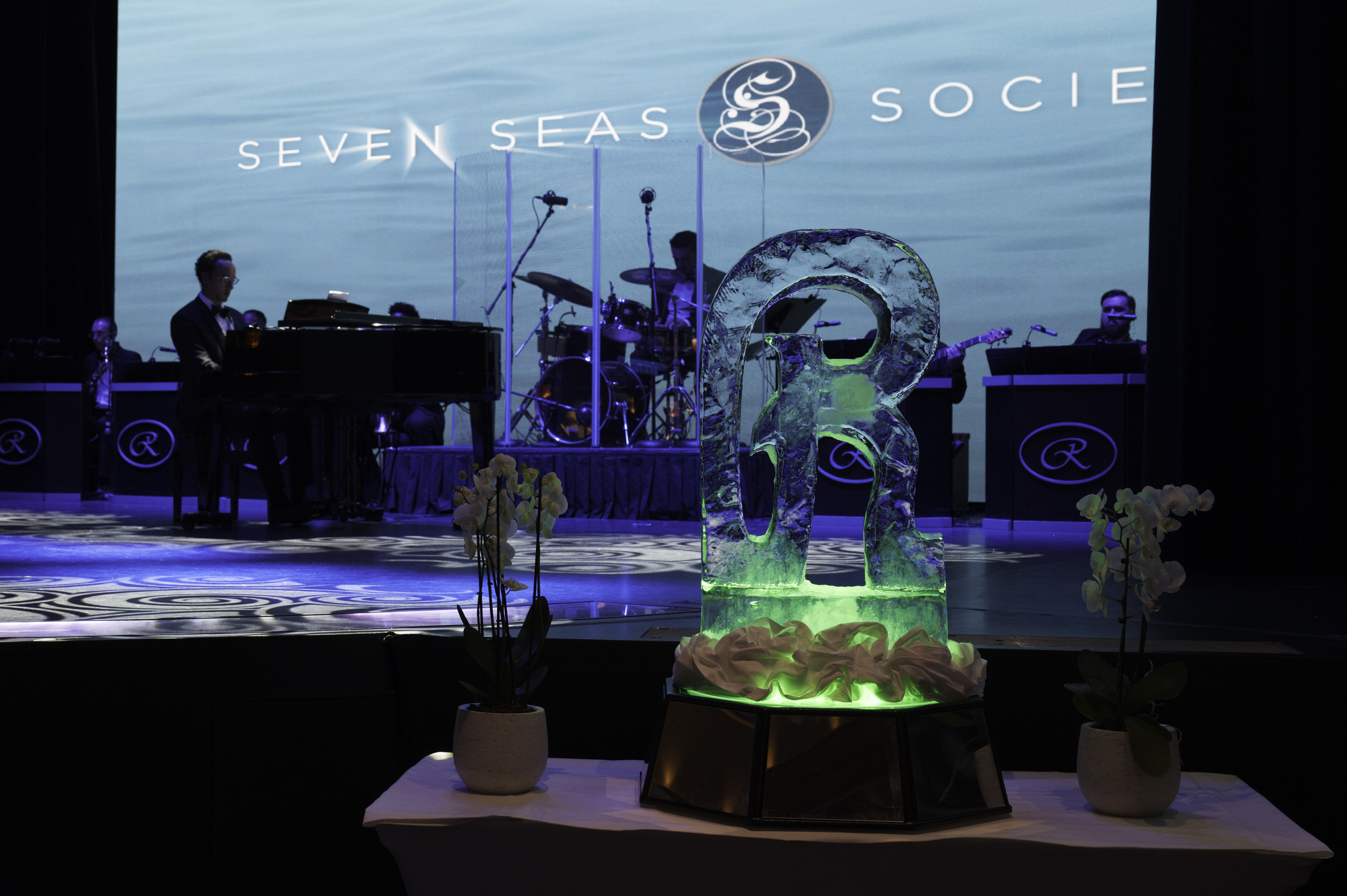 At the Captain's Reception.