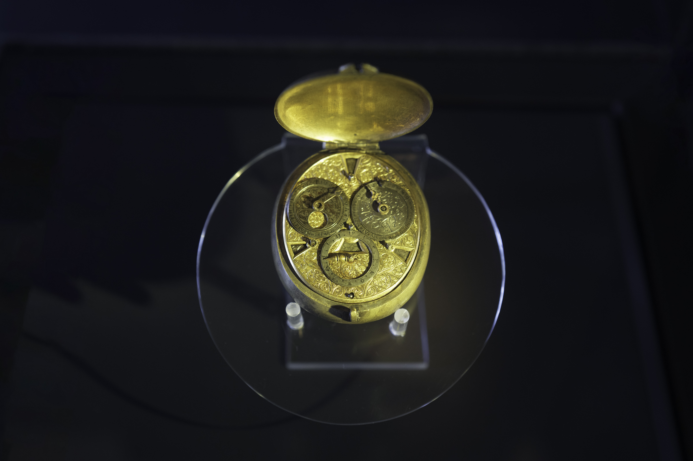 Ottoman clock from 1702, on display in Topkapi Palace.