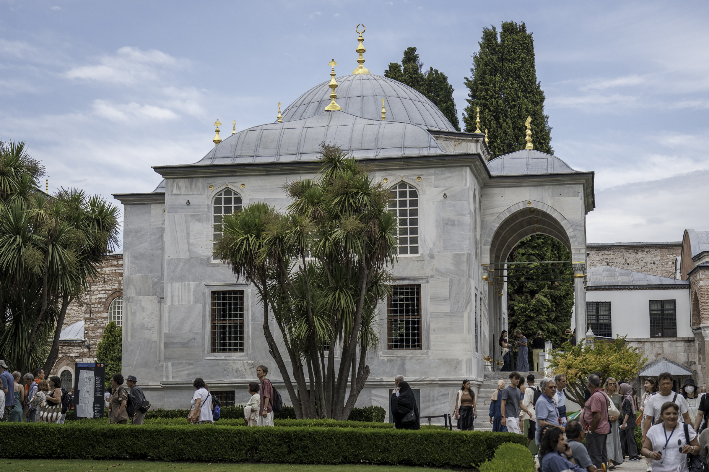 A domed pavillion in the Third Court of Topkapi Palace.