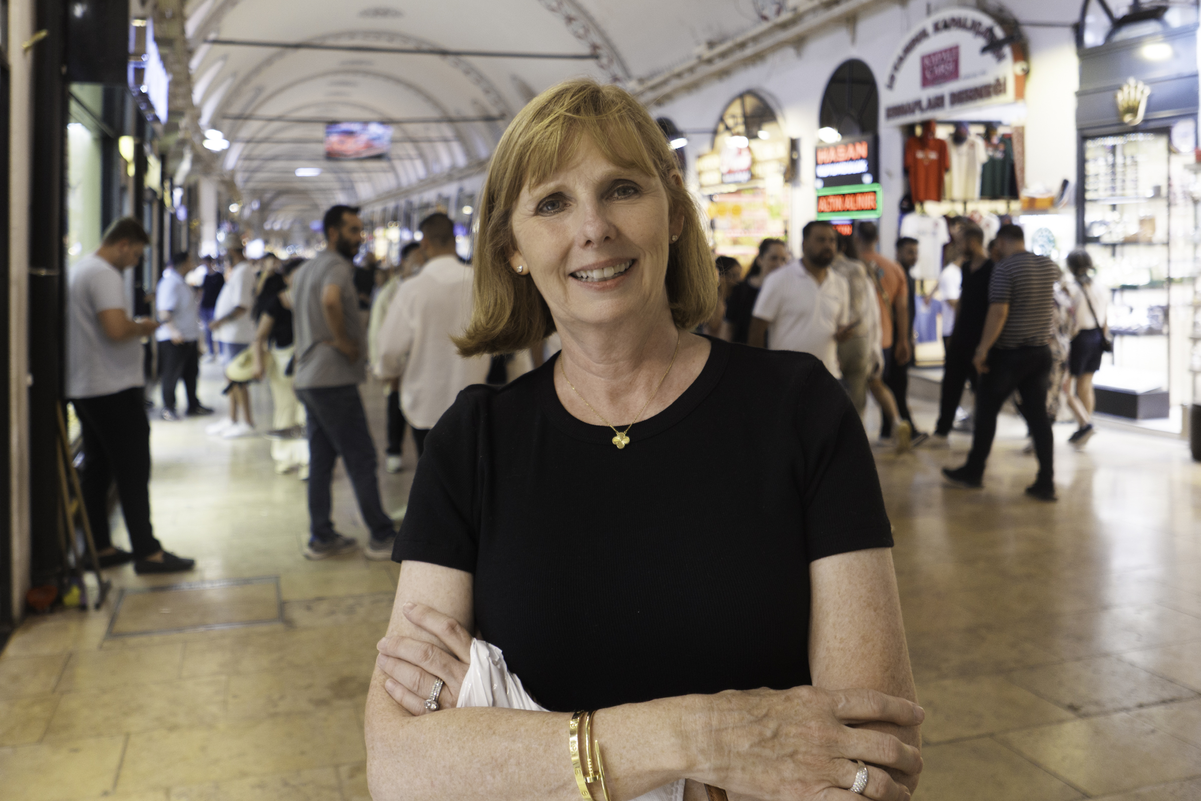 Andrea, in the Grand Bazaar.