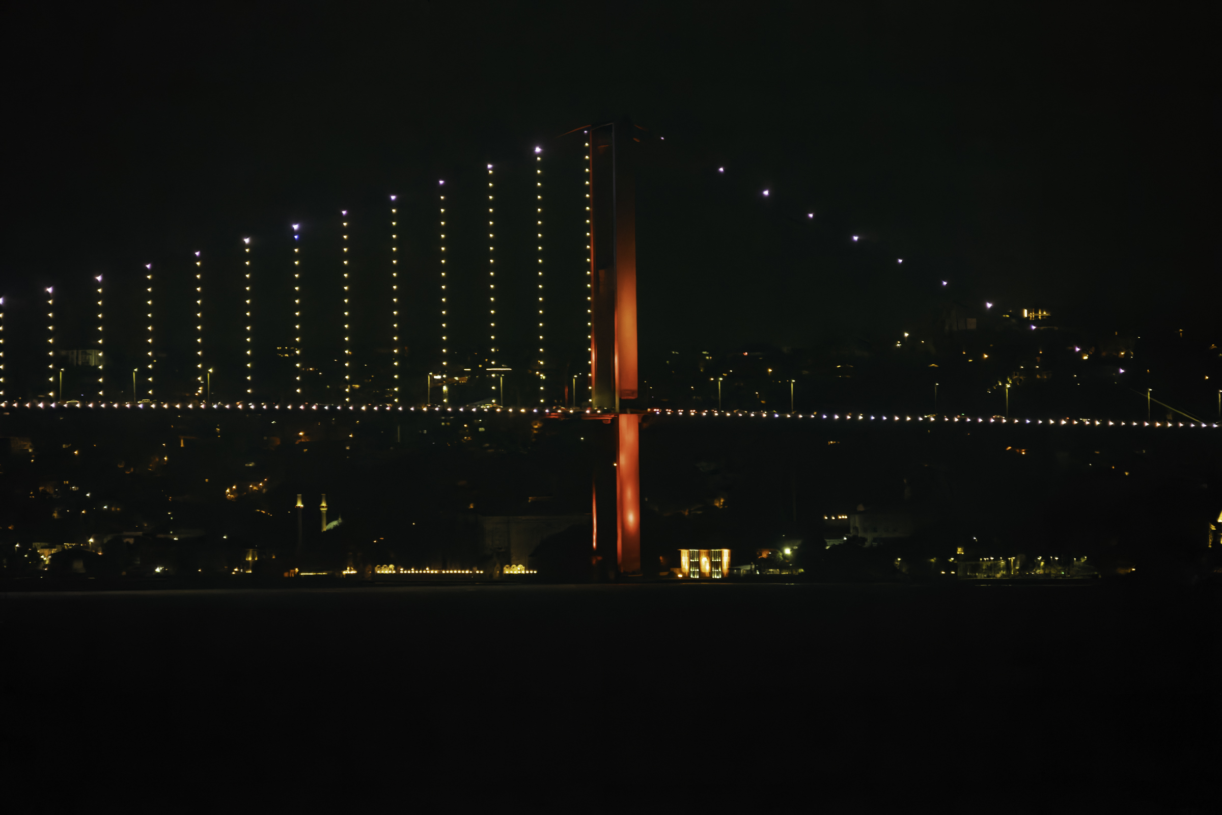 The Bosphorus Bridge.