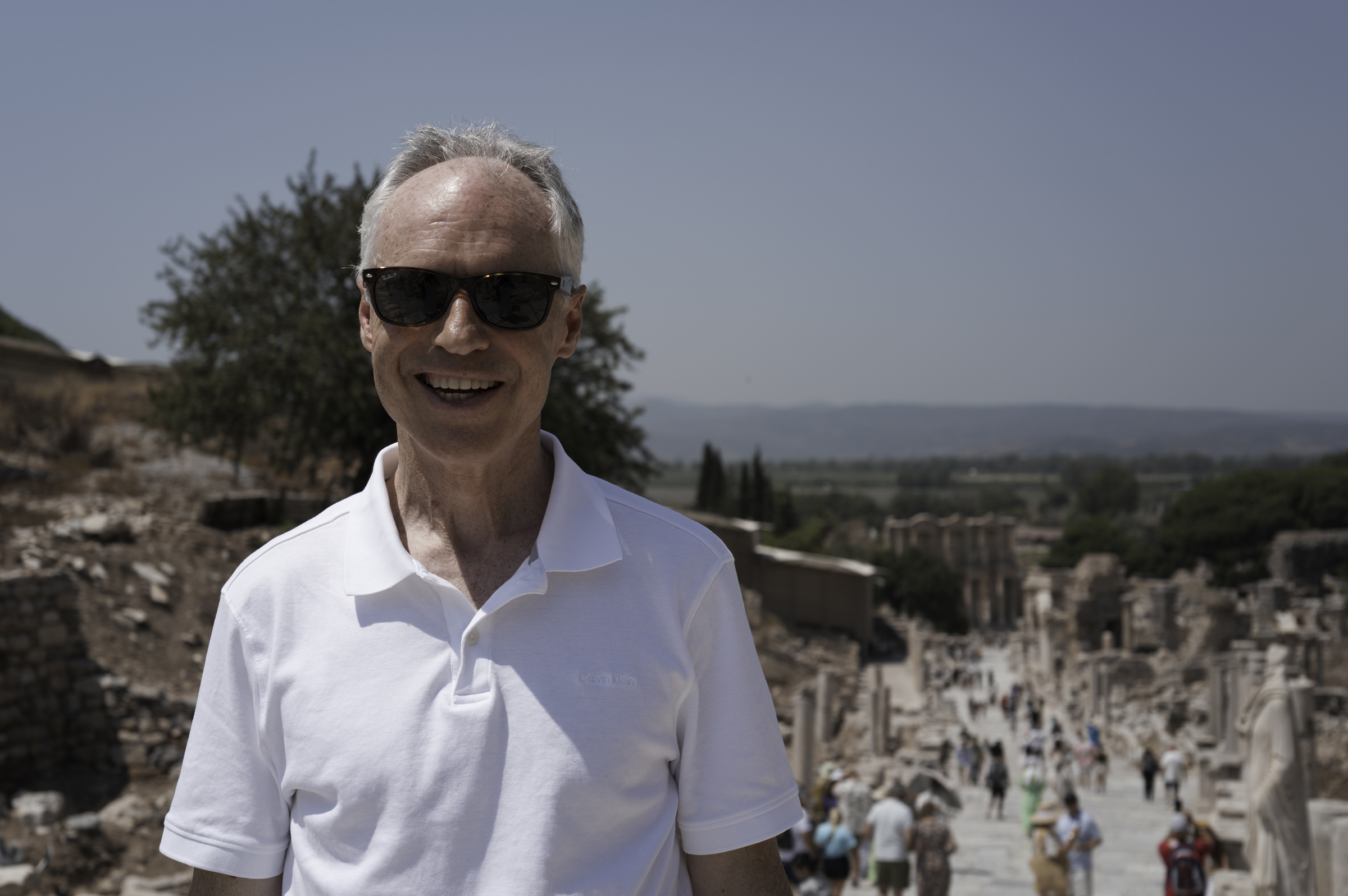 Keith, on the main street of Ephesus.