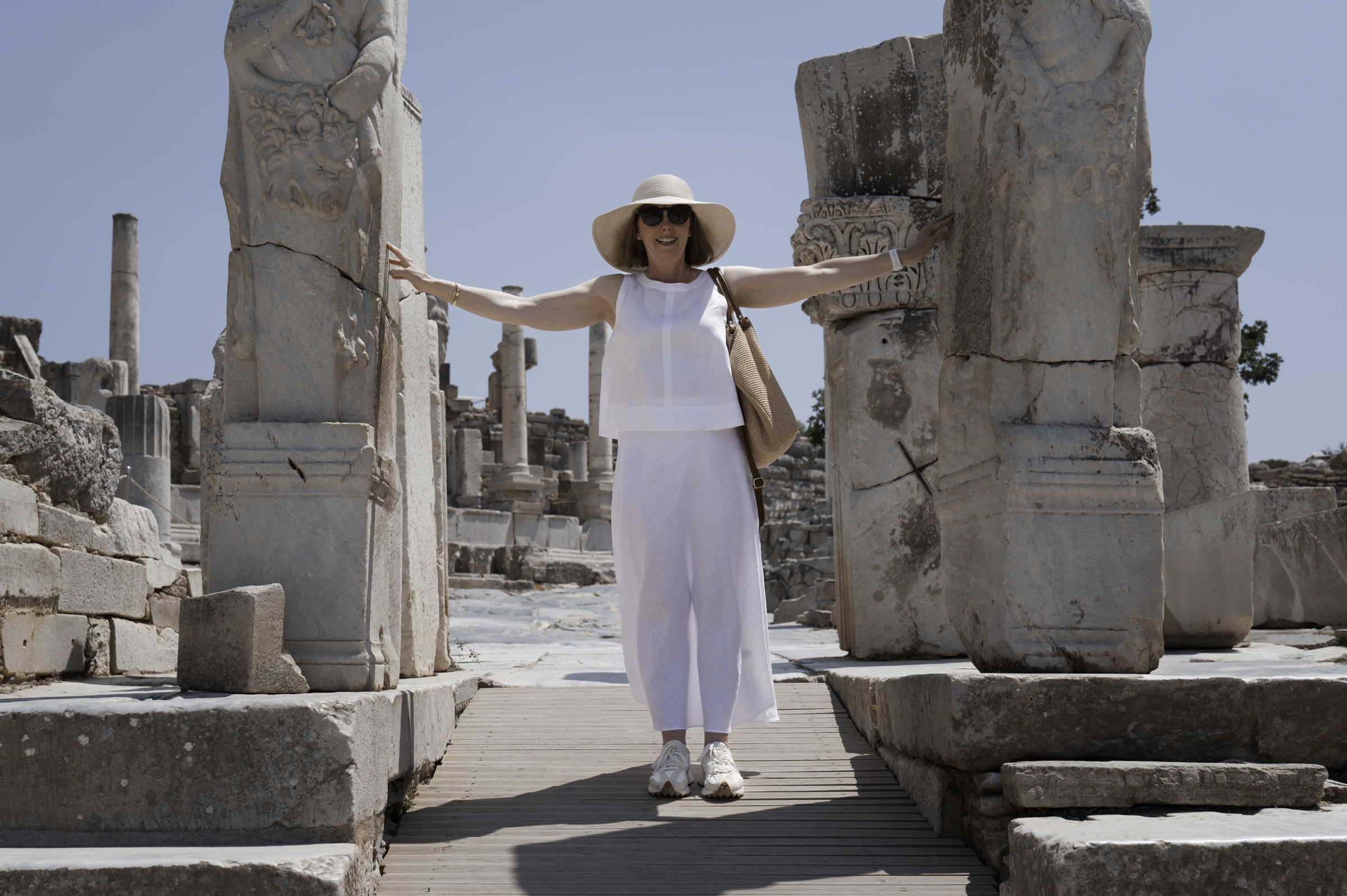 Andrea, at the Hercules Gate.