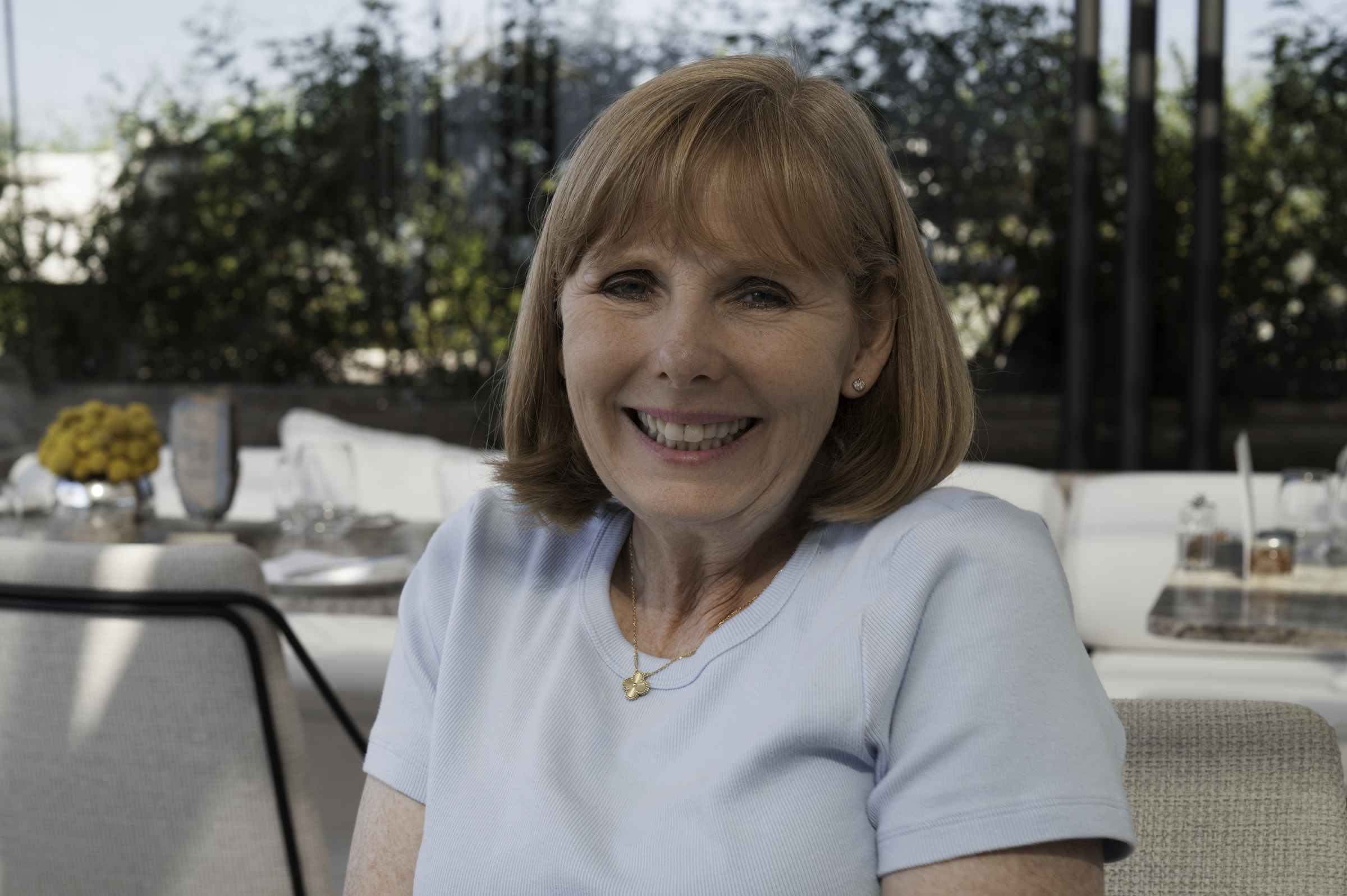 Andrea, in the rooftop restaurant at the Dolli Hotel.