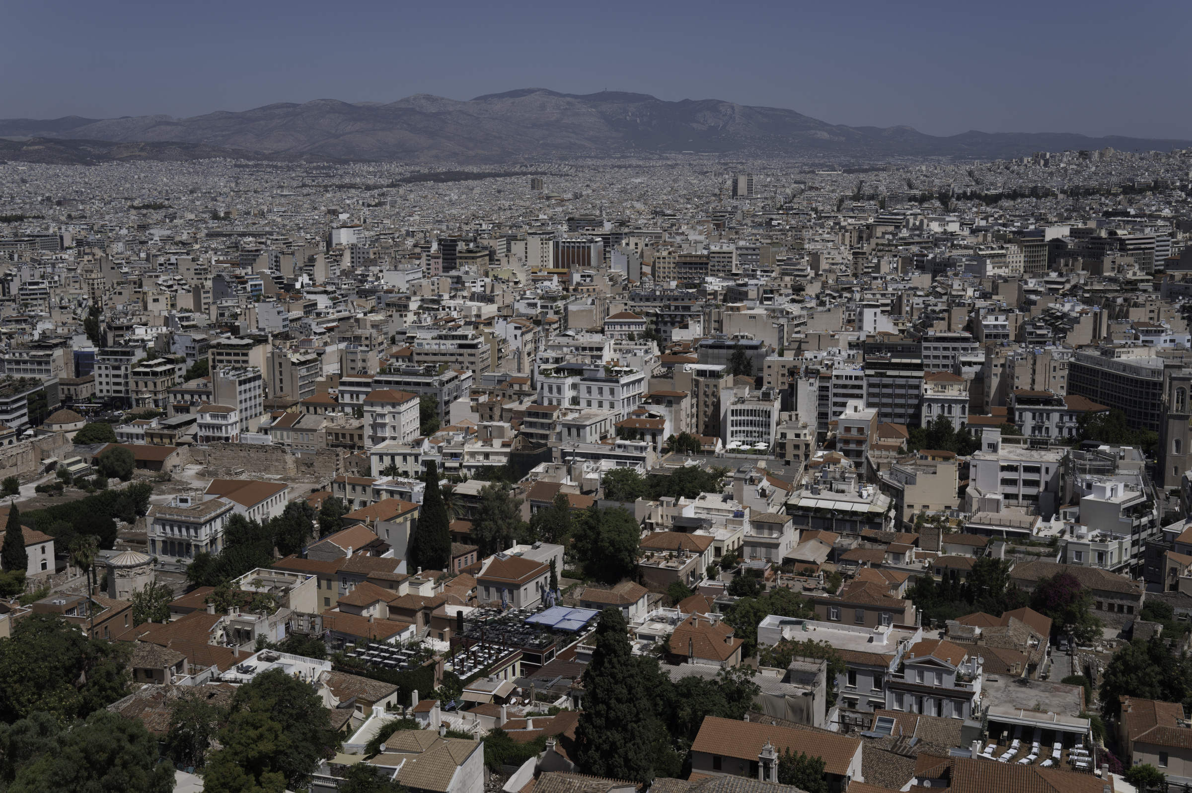 A view across Athens.