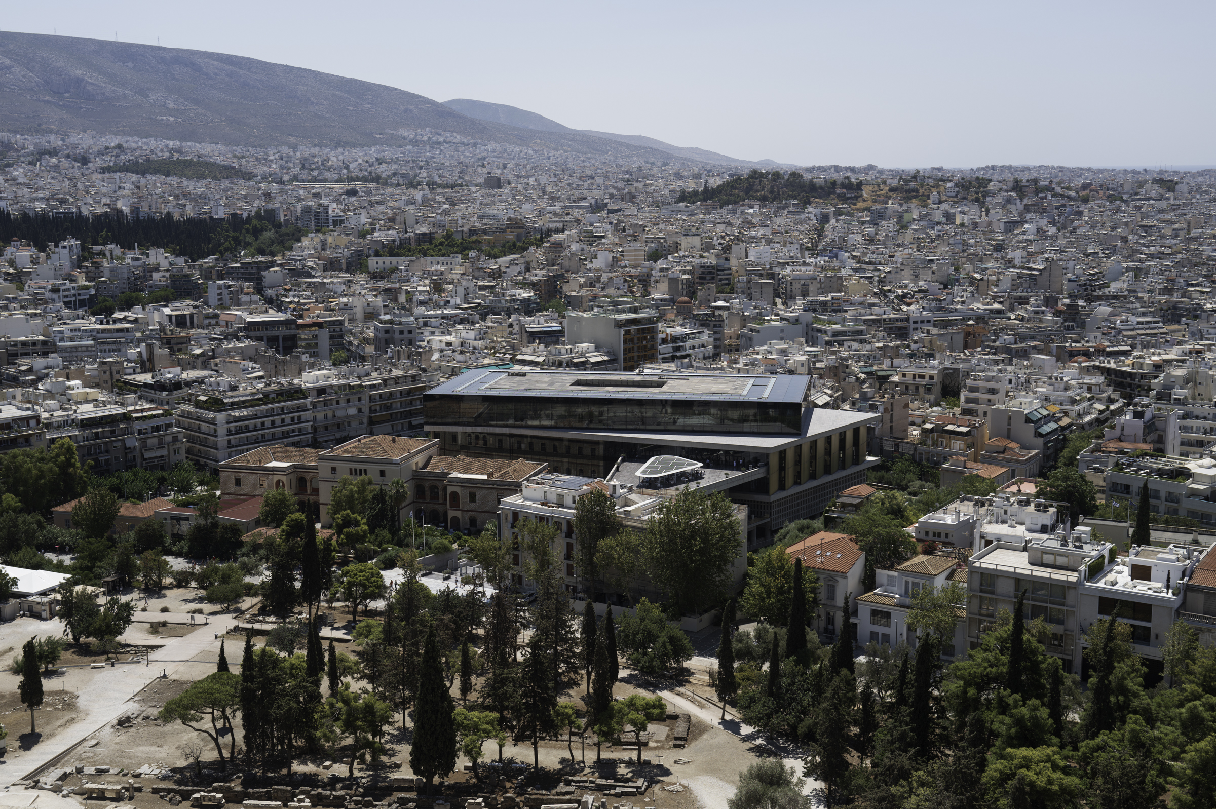 A view of the Acropolis Museum.
