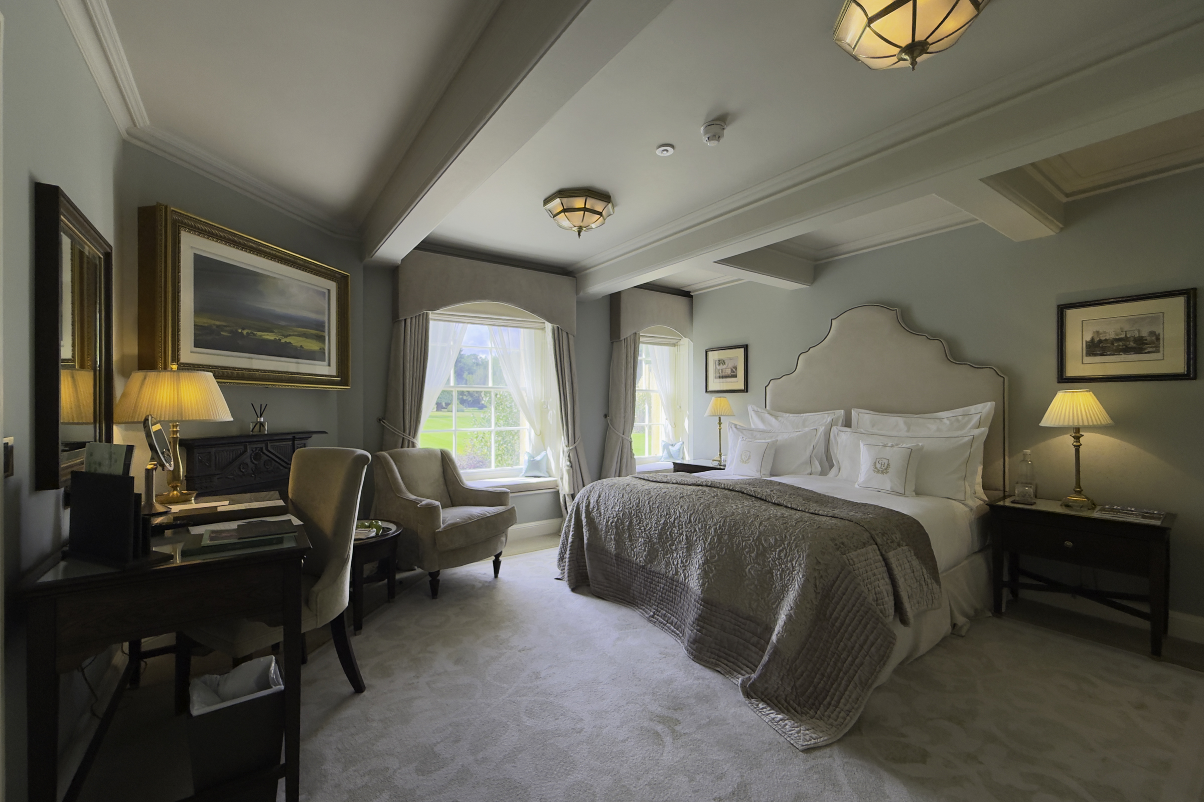 Our room at Grantley Hall.