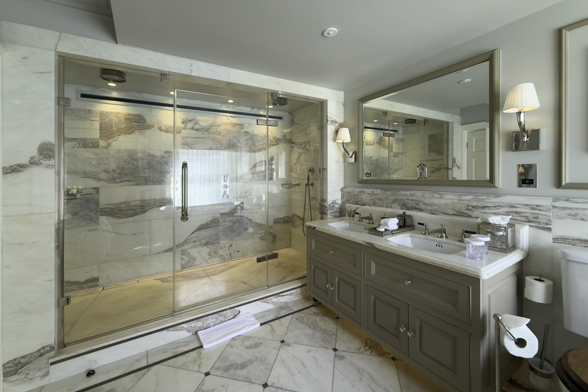 Our room at Grantley Hall.