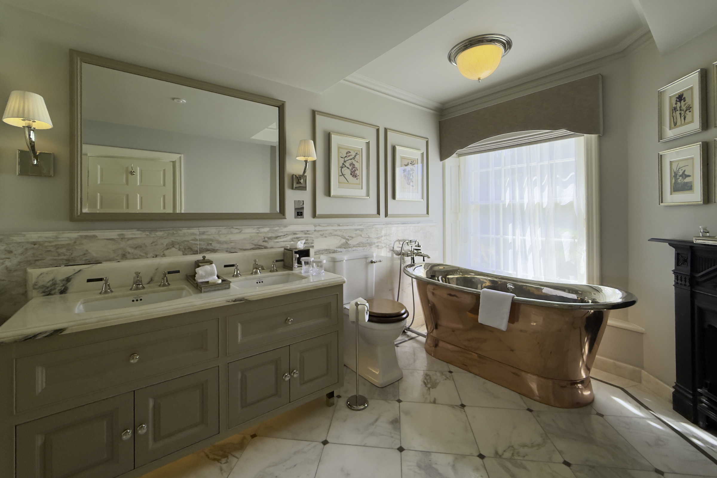 Our room at Grantley Hall.