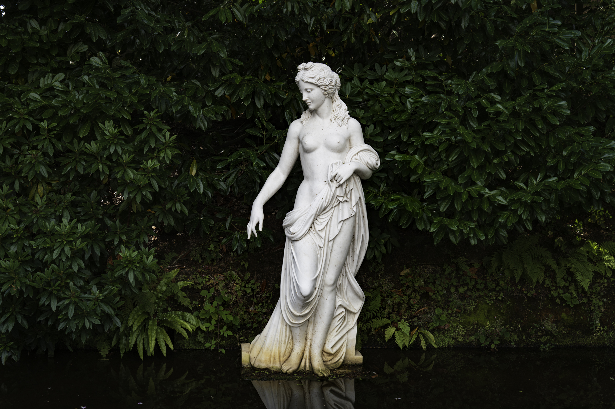 The gardens at Grantley Hall.