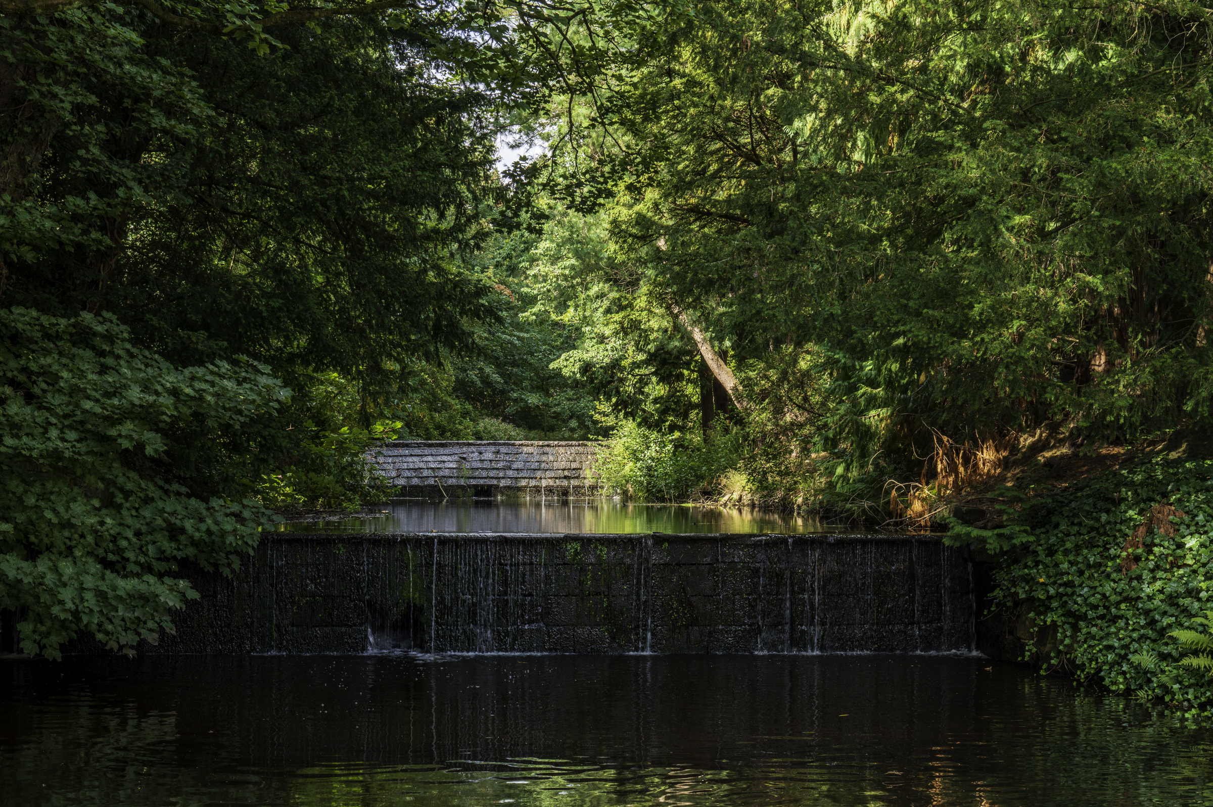 The gardens at Grantley Hall.