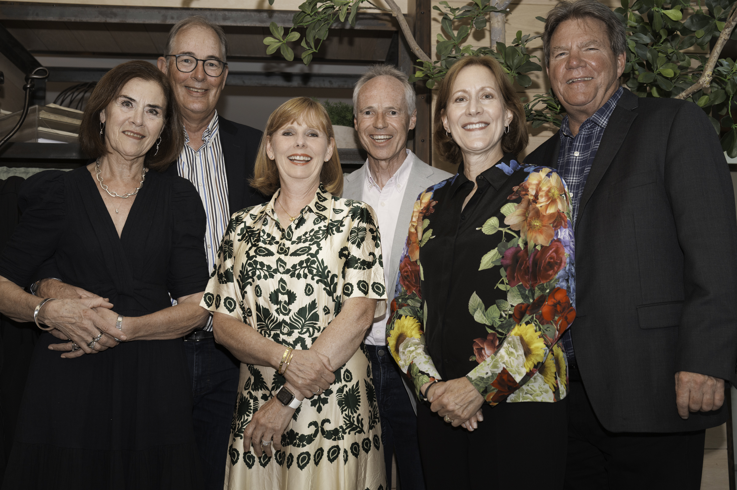 Joy and Peter, Andrea and Keith, and Sue and Earl, at Aizle.