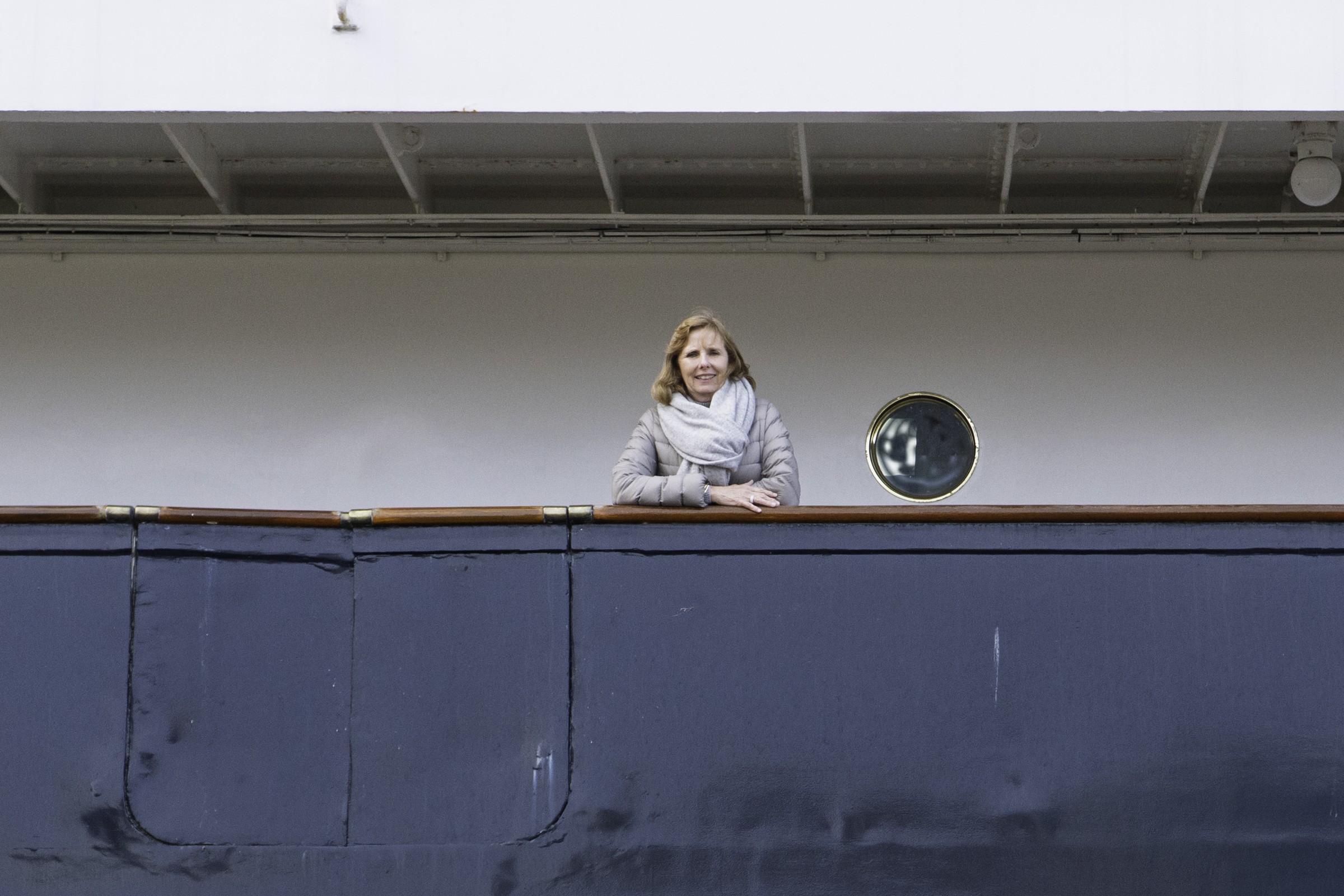 Andrea, on HMY Brittania.