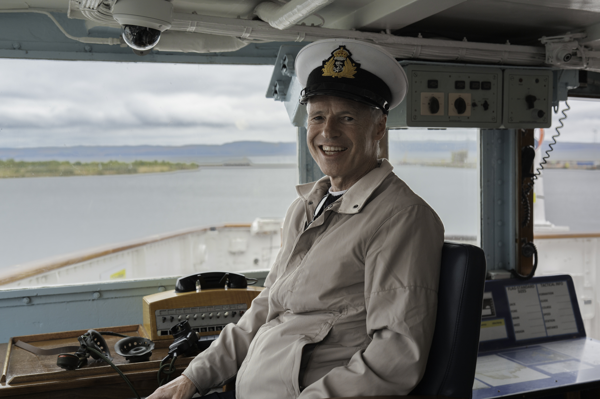 Keith, on HMY Brittania.