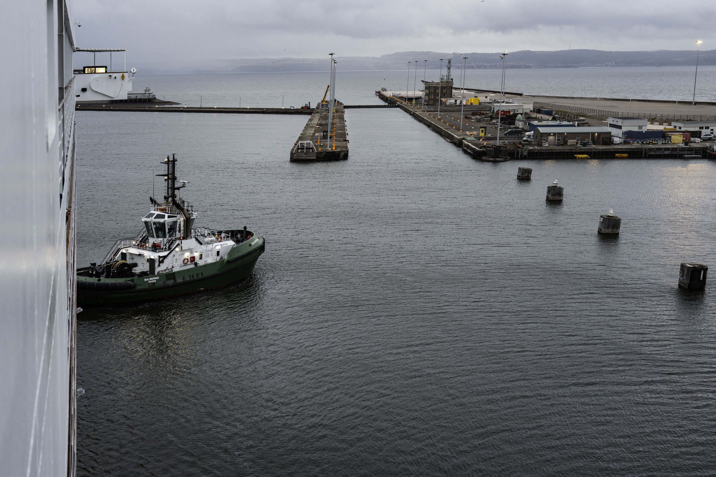 Leaving the Port of Leith.