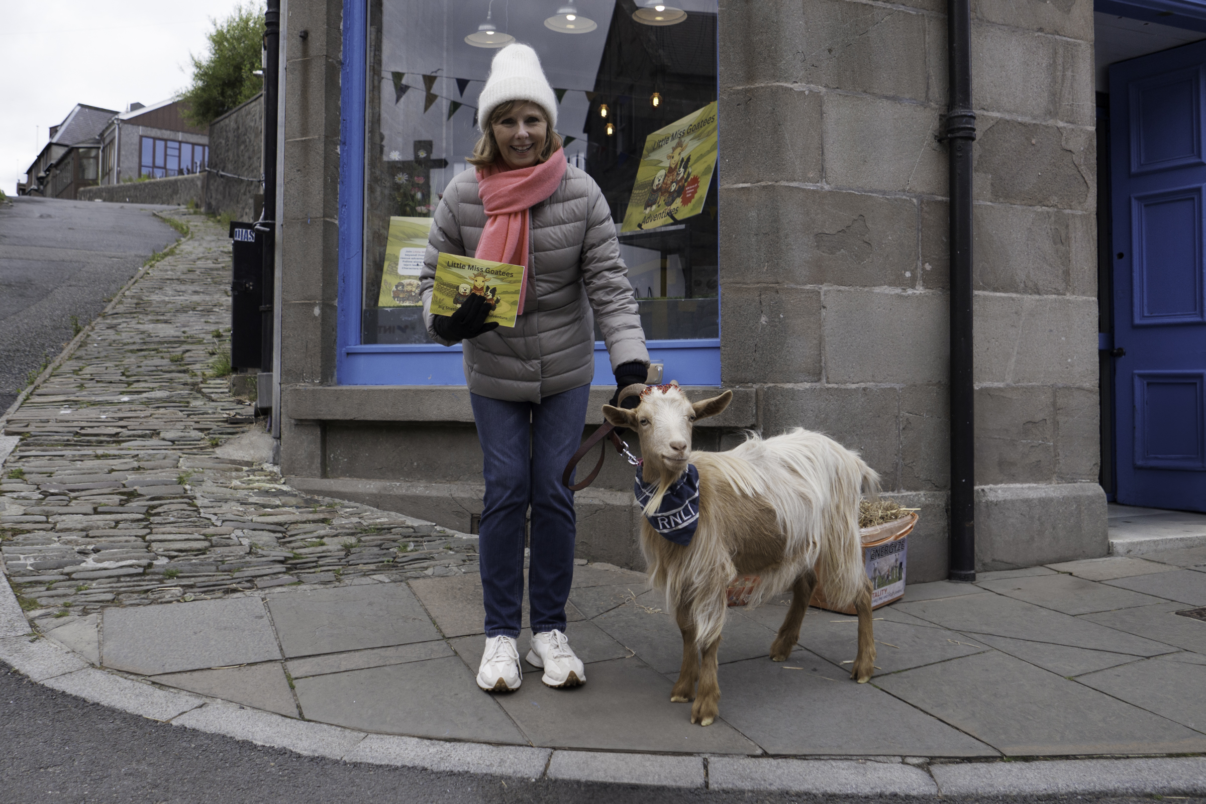 Andrea with Little Miss Goatees.