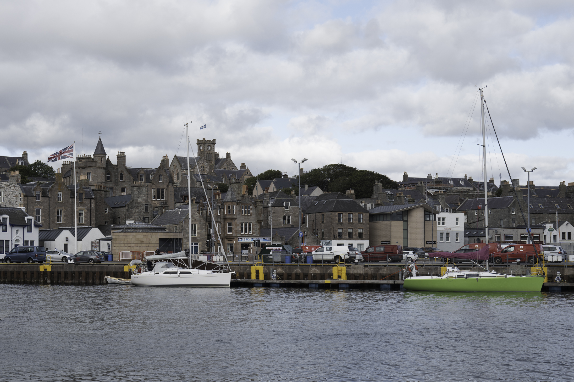 On The Esplanade in Lerwick.