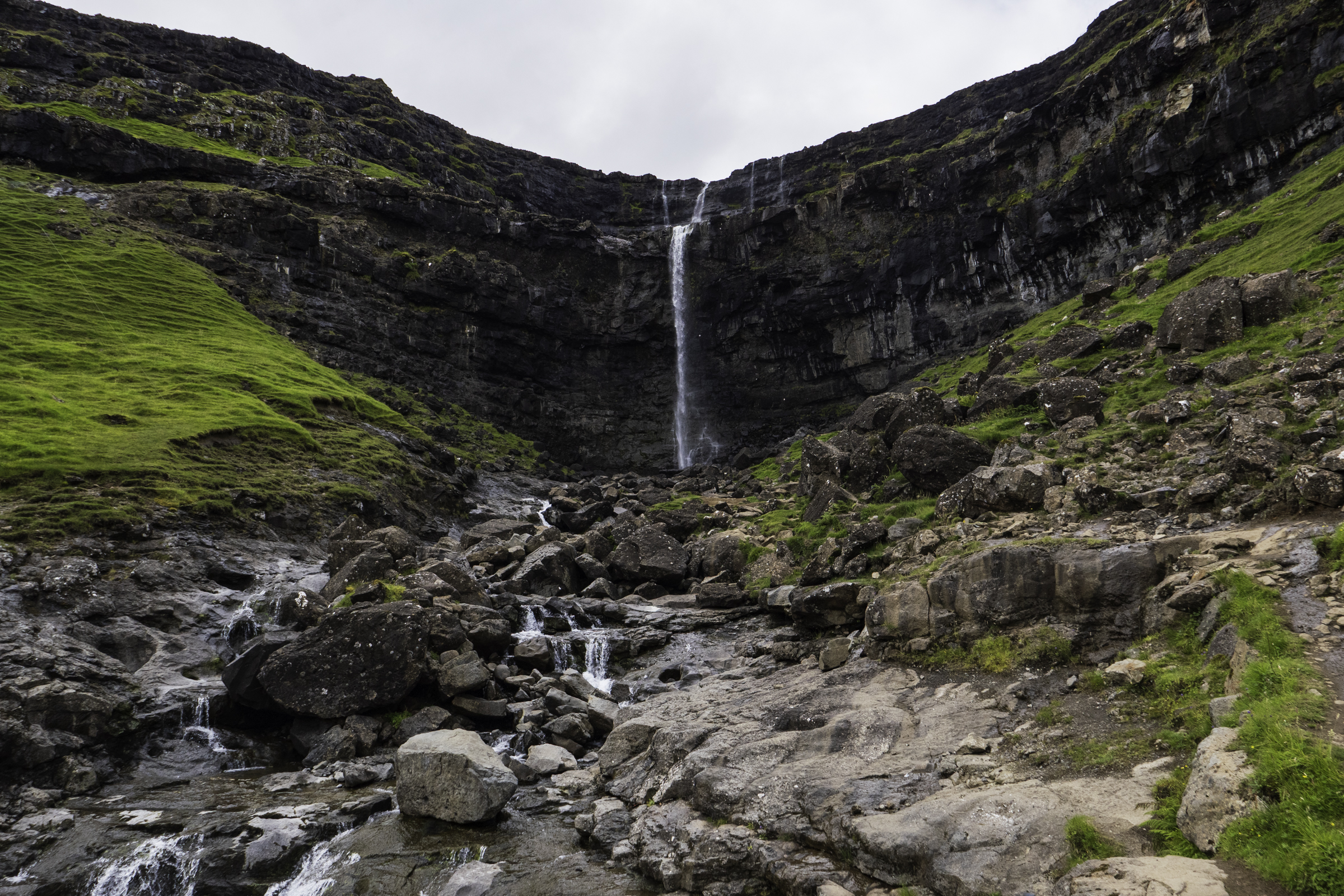 The Fossá waterfall.