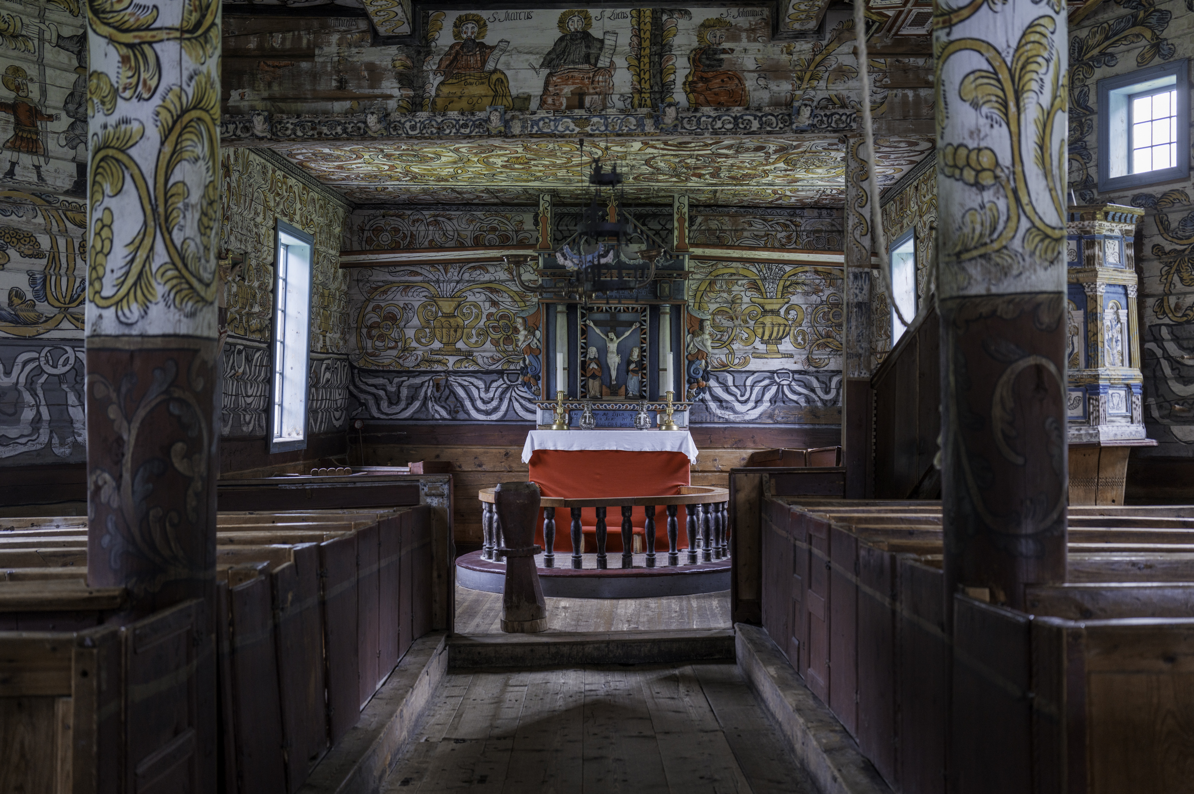 Inside the Rose Church.