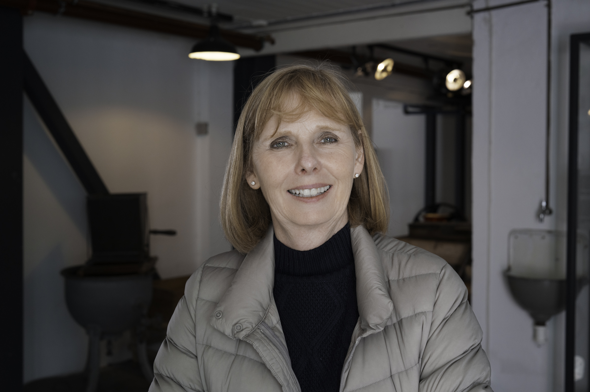 Andrea, in the Norwegian Canning Museum.