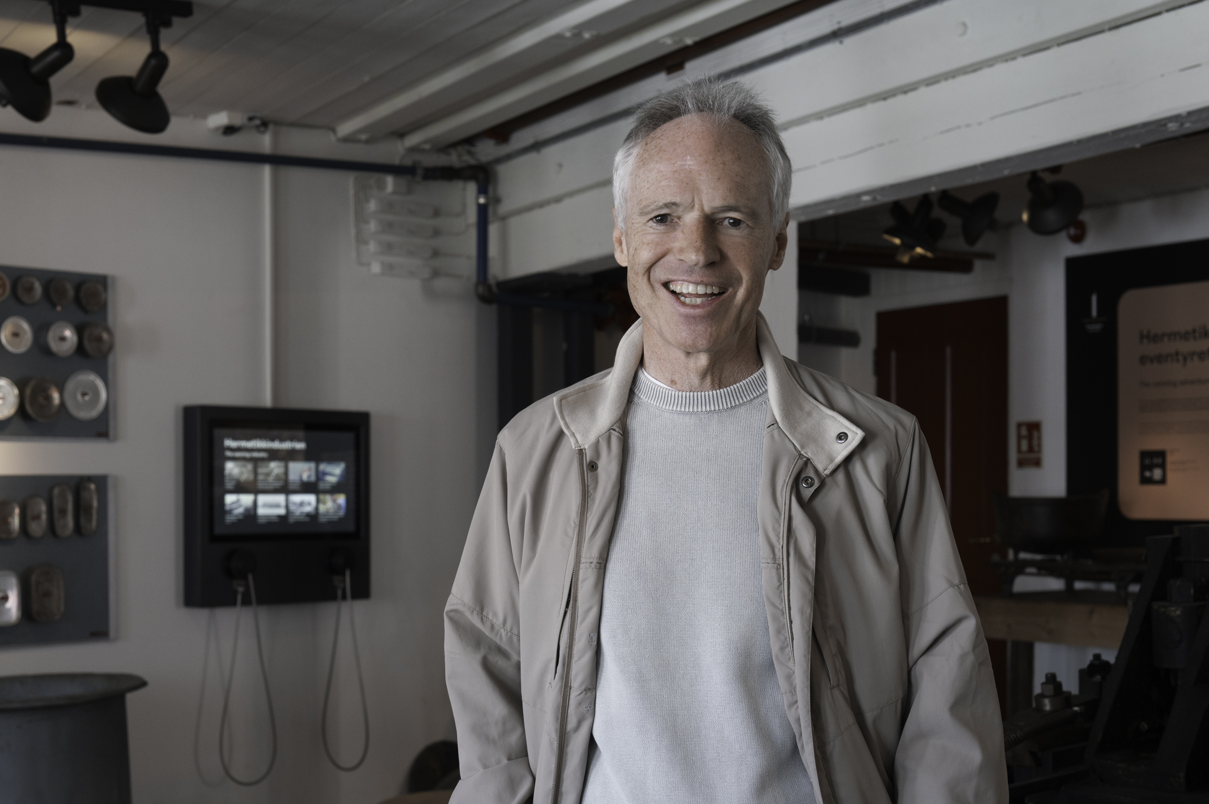 Keith, in the Norwegian Canning Museum.